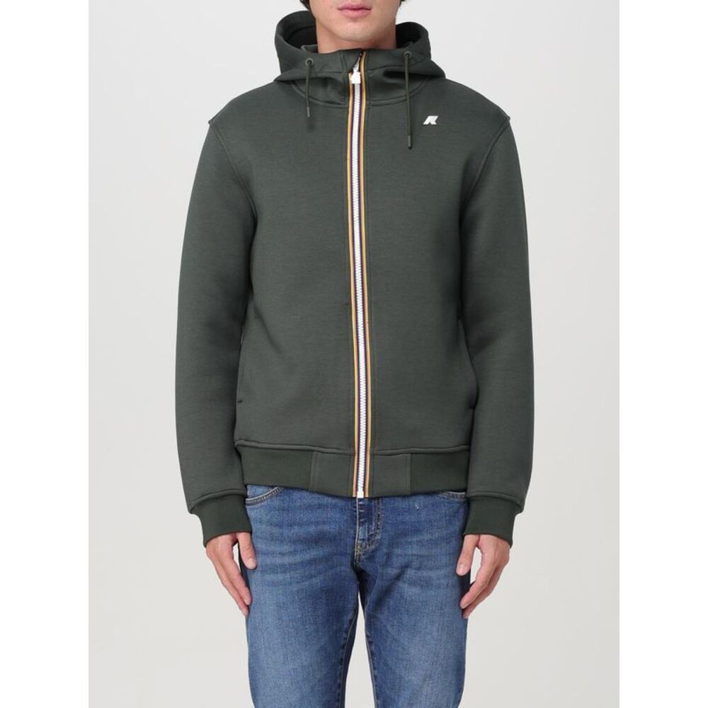K-Way Sweatshirt Men Green - Picture 1 of 4